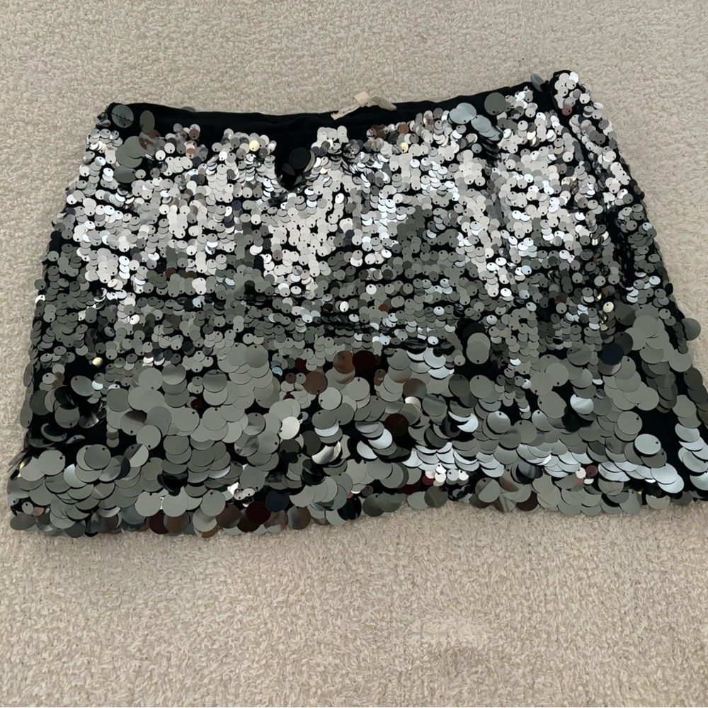 Sequin mini skirt